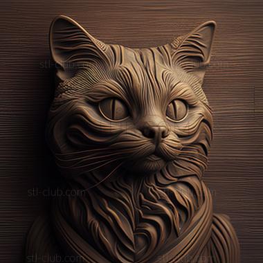 3D model st Sokoke cat (STL)